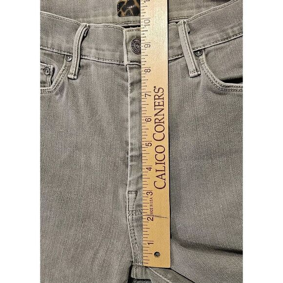 Mother High Waisted Looker Ankle Fray Size 27 Gray Finders Keepers - Picture 7 of 12